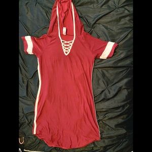 Hooded Mini Dress